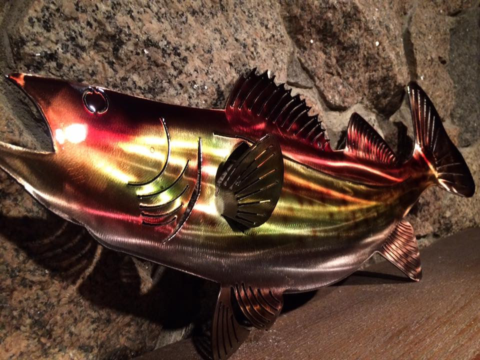 Walleye Stream - Metal Decor