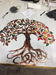 Tree Of Life Steel Decor