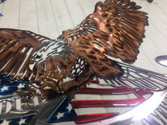 Proud To Be American Eagle Steel Decor