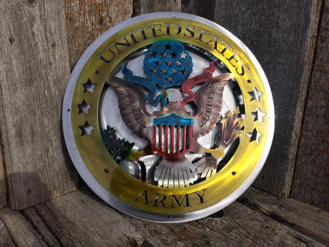 US Army Eagle Steel Decor