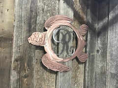 Sea Turtle Monogram Steel Decor