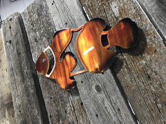 High Gloss Clownfish Steel Wall Decor