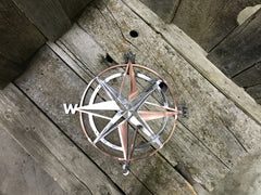 Nautical Compass Steel Decor