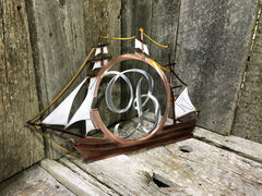 Sail Boat Custom Monogram Steel Decor