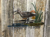 Welcome To The Beach Crane Outdoor Scene Steel Decor