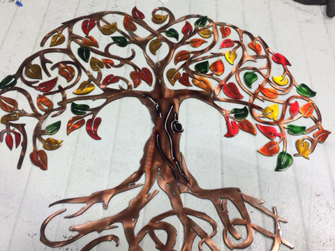 Tree Of Life Steel Decor